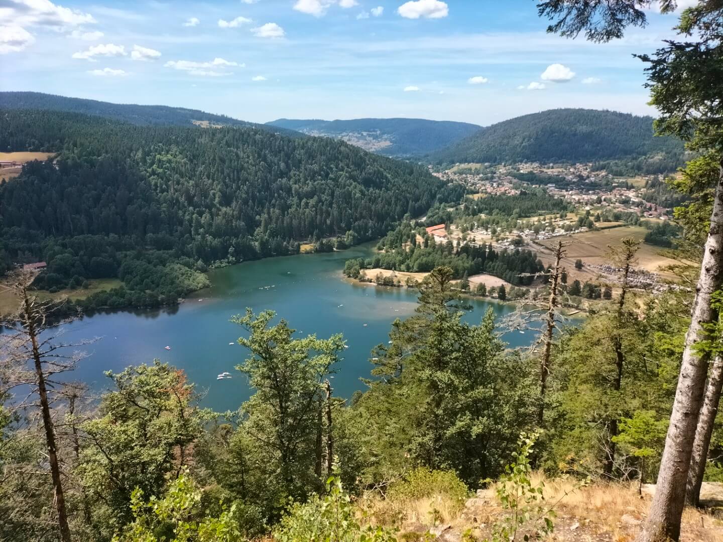 lac de Longemer depuis la roche Boulard