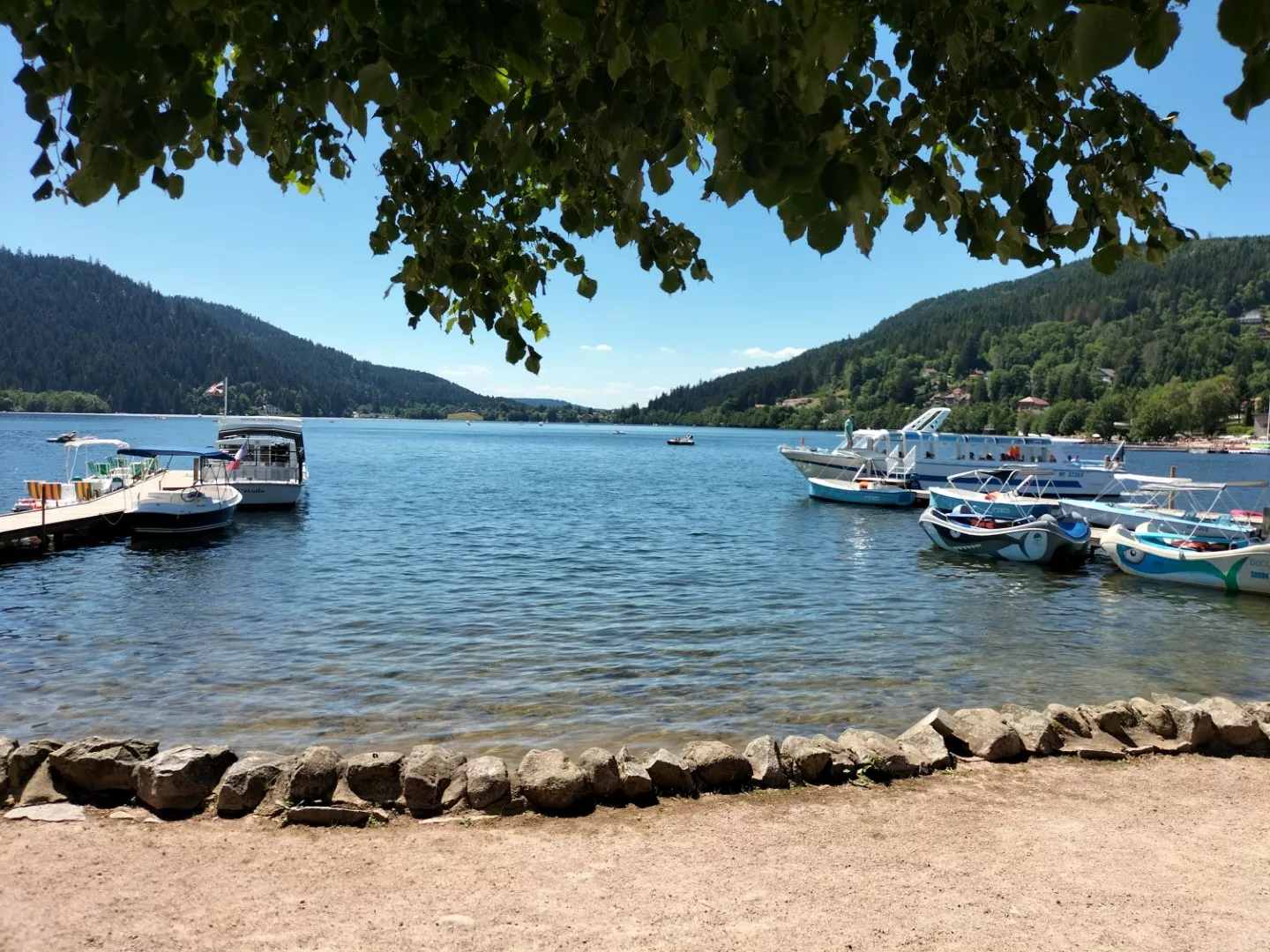 lac de Gérardmer en été