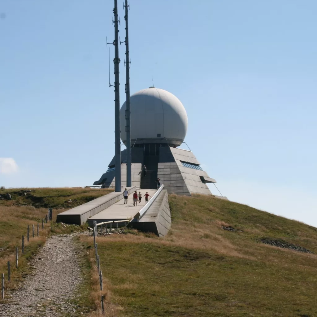 Le radar du grand Ballon est le plus haut sommet des Vosges
