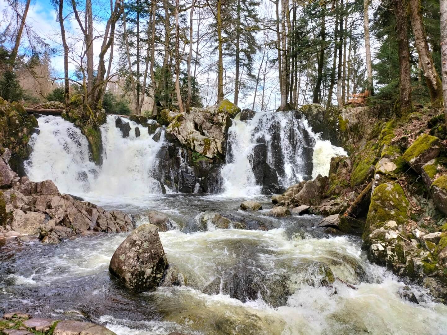 cascades dans les Vosges